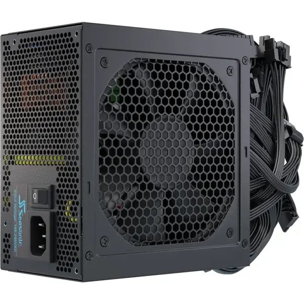 SEASONIC Sursa Seasonic G12 GC-650 (2024), 80+ Gold, Cabluri fixe, 650W, Negru