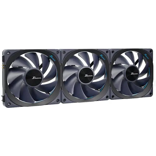 SEASONIC Ventilator Seasonic MagFlow 120mm, kit 3 buc