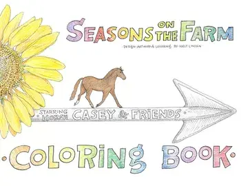 Seasons on the Farm Coloring Book Starring Casey and Friends, Paperback/Nc Matheny