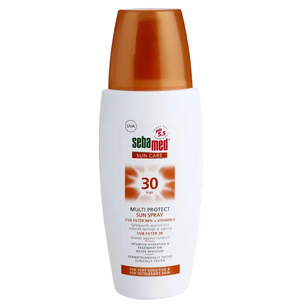 Sebamed Sun Care Multi Protect Sun Spray spray solar pentru piele sensibila SPF 30 150 ml