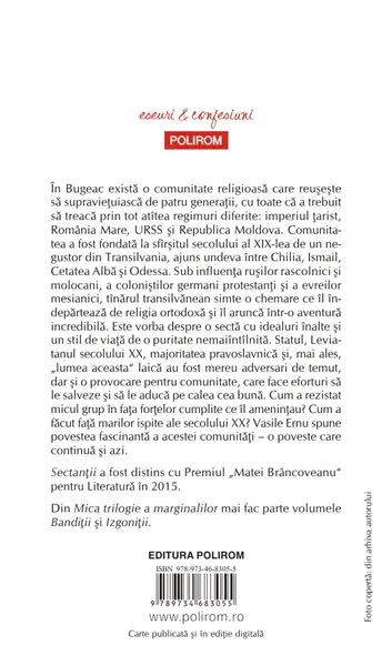 Sectantii | Vasile Ernu