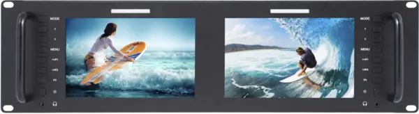 Seetec monitor D71-H (Dual 7" 3RU)2*7 inch