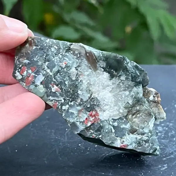 Seftonit piatra sangelui bruta model 6