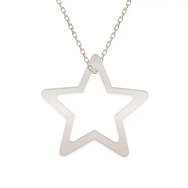 Selena - Colier personalizat argint 925 cu pandantiv stea