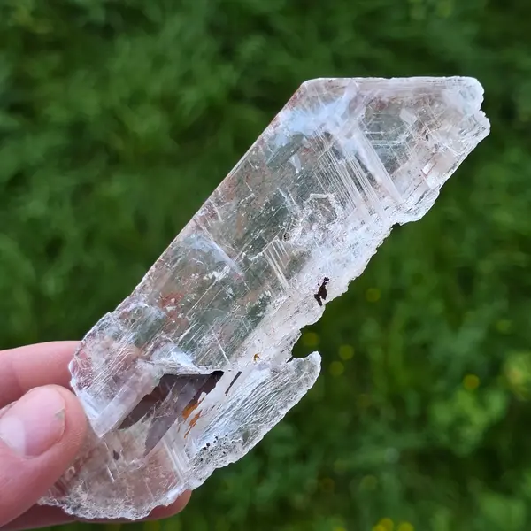 Selenit cu hematit din Mexic – specimen mineral natural | Model 10