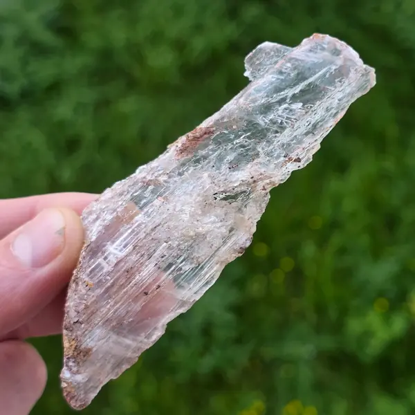 Selenit cu hematit din Mexic – specimen mineral natural | Model 2