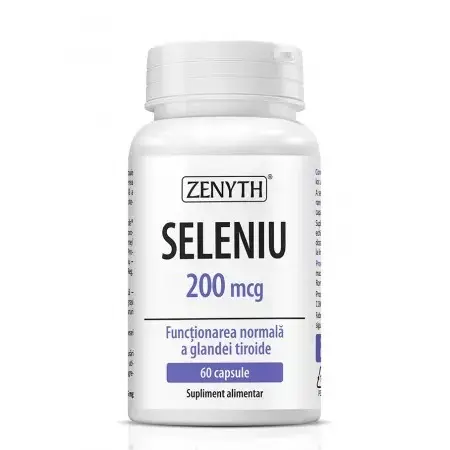 Seleniu 200 mcg, 60 capsule, Zenyth