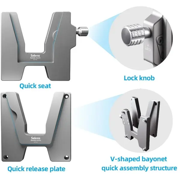 Selens Clema Quick Release Monitor Mount System Selens FL115A