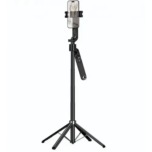 Selfie Stick Bluetooth HOCO K32 Face Tracking, 4.5inch - 7inch, Negru