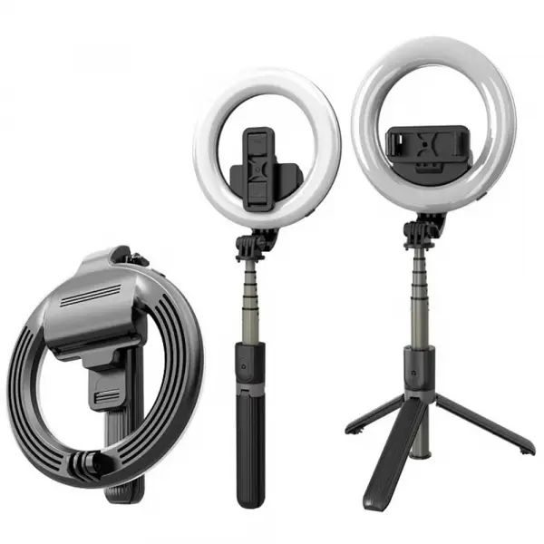 Selfie Stick Bluetooth Techsuit L07, Universal, Negru