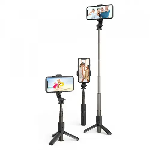 Selfie Stick Bluetooth Techsuit L10, Universal (Negru)