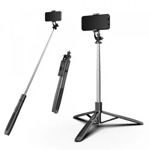 Selfie Stick Bluetooth Techsuit Q05, Universal (Negru)