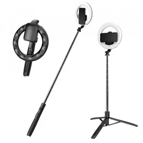 Selfie Stick Bluetooth Techsuit Q05s, Universal (Negru)