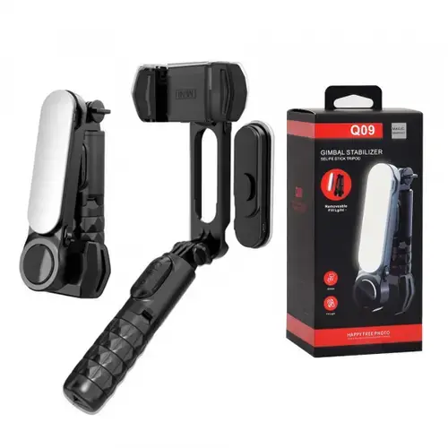 Selfie Stick Bluetooth Techsuit Q09, Universal (Negru)