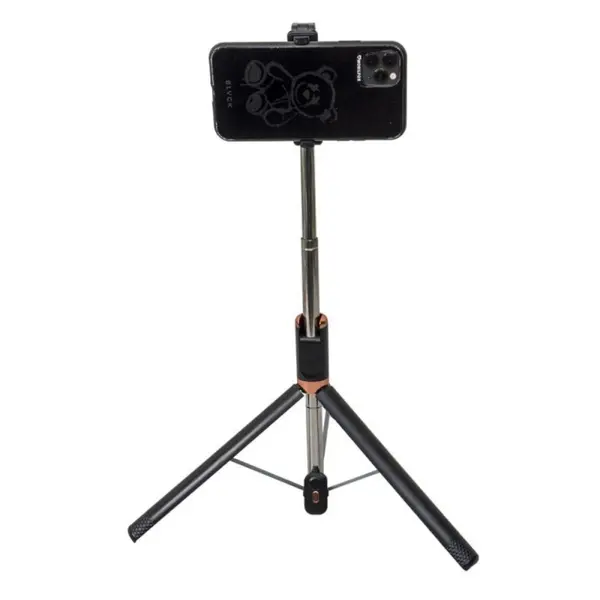Selfie Stick si Trepied cu Telecomanda Bluetooth, Telescopic, Inaltime Maxima 170 cm