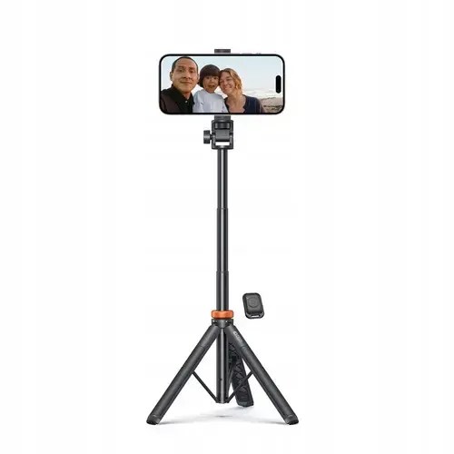 Selfie stick Wireless cu trepied Tech-Protect L03S, Bluetooth, Telecomanda (Negru)