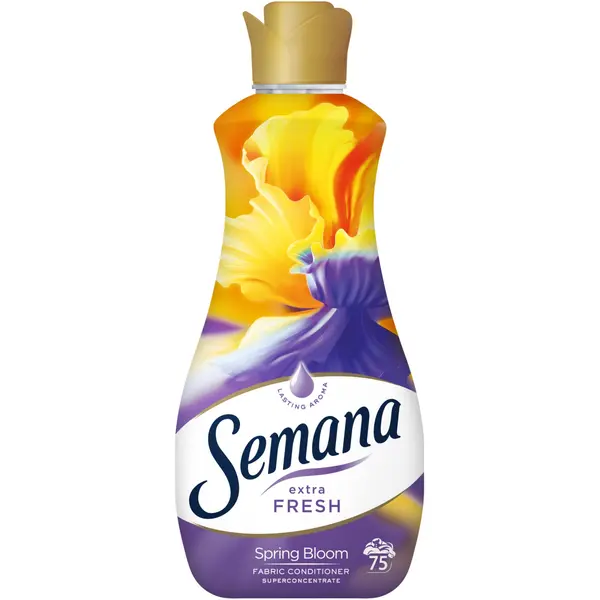 Semana Balsam de rufe, 1.5 L, 75 spalari, Extra Fresh Spring Bloom