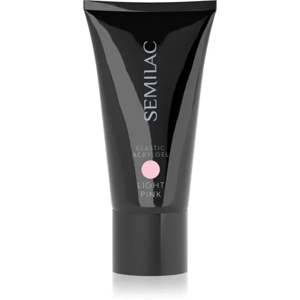 Semilac Acrylgel Elastic White Cream gel acrilic pentru unghii culoare Light Pink 30 g
