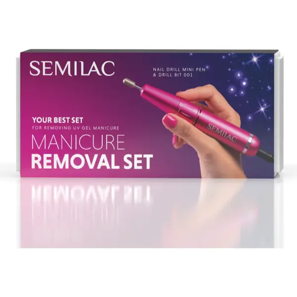 Semilac Set Manicure Removal polizor pentru unghii cu accesorii