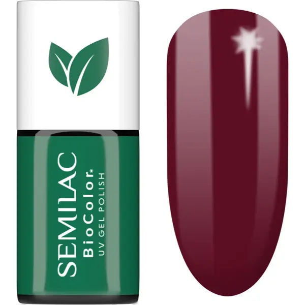 Semilac UV Hybrid BioColor unghii cu gel folosind UV / lampă cu LED culoare 727 Violet Butterfly 7 ml