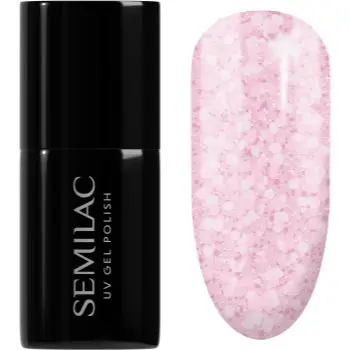 Semilac UV Hybrid Crushed_ICE unghii cu gel folosind UV / lampă cu LED
