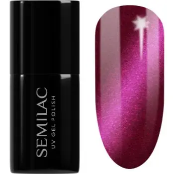 Semilac UV Hybrid Silk Effect unghii cu gel folosind UV / lampă cu LED