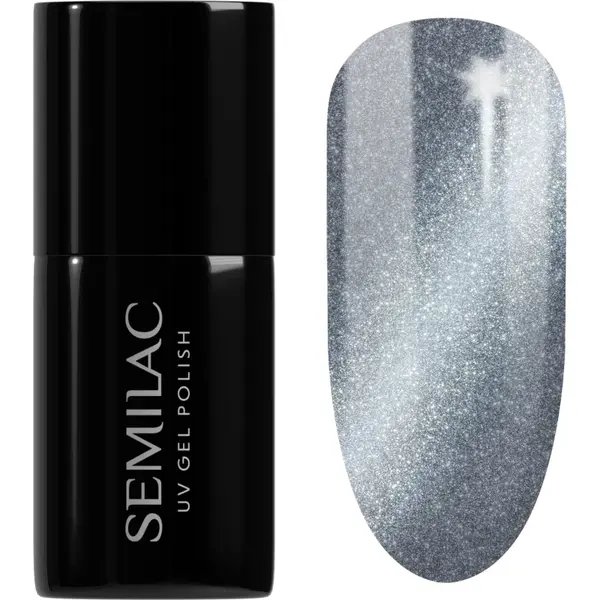 Semilac UV Hybrid Silk Effect unghii cu gel folosind UV / lampă cu LED culoare 465 Luxury Chillout 7 ml