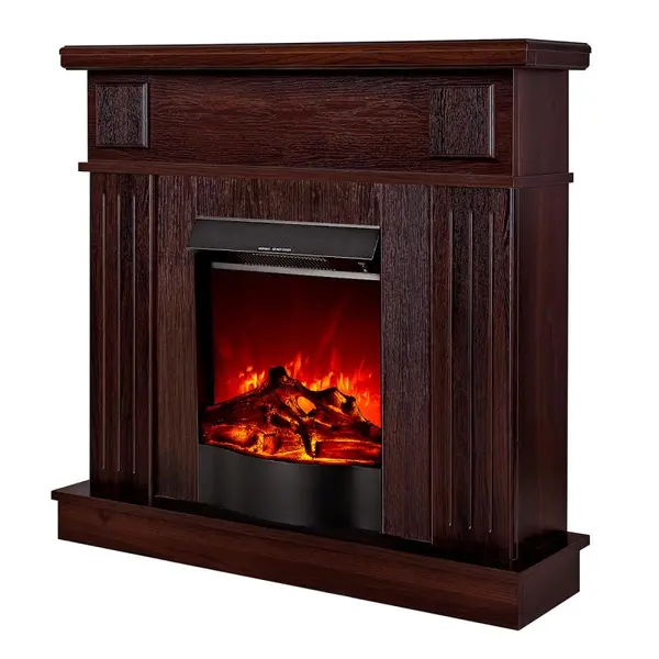 Semineu electric Marina nuc & Corsica, Art Flame, 1500W, 2 trepte de putere, reglare intensitate flacara, telecomanda