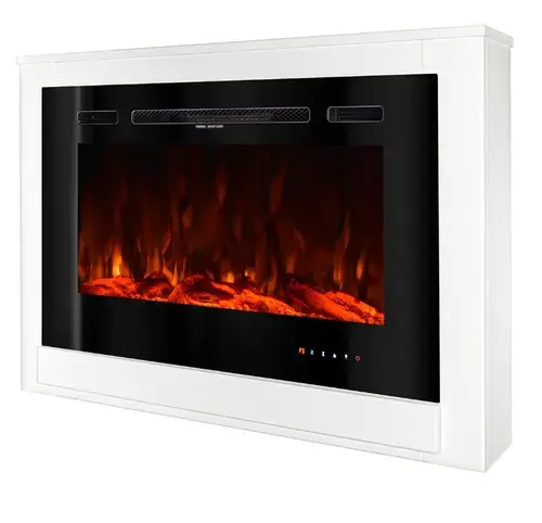 Semineu electric Melania & Adeli, Dimensiuni: 740*1070*160 mm, 1500 W (Alb)