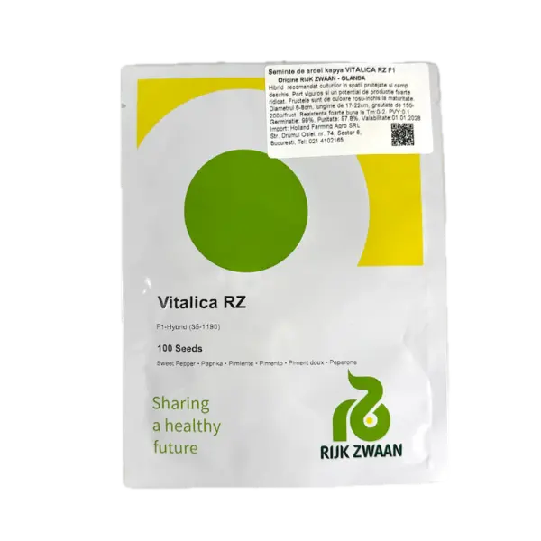 Seminte ardei Vitalica RZ F1 100 seminte - Default Title