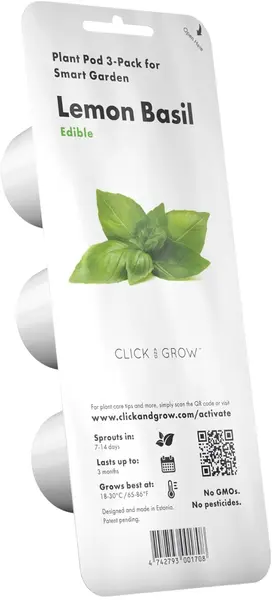Semințe Click and Grow - Lemon basil, 3 rezerve