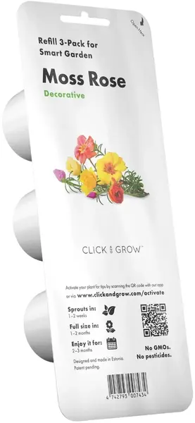 Semințe Click and Grow - Moss Rose, 3 rezerve