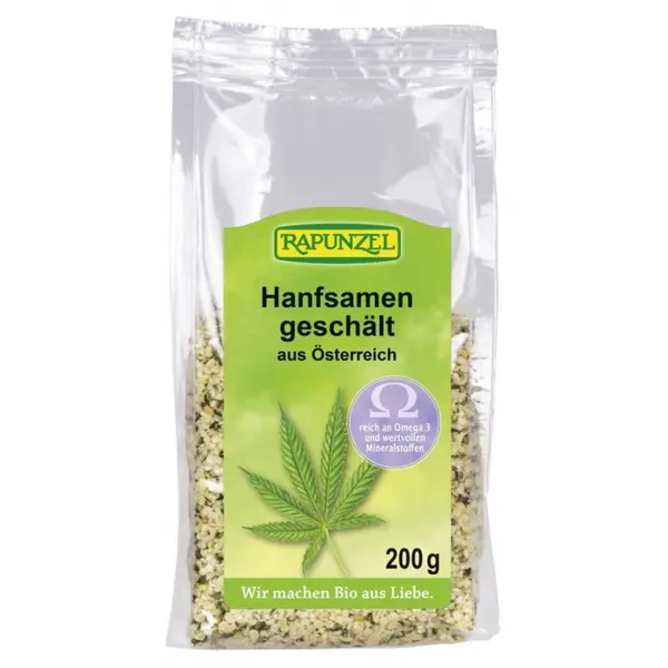 Seminte de canepa decojite, eco - 200 g