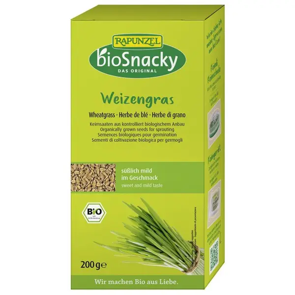 Seminte de iarba de grau pentru germinat, eco - 200 g