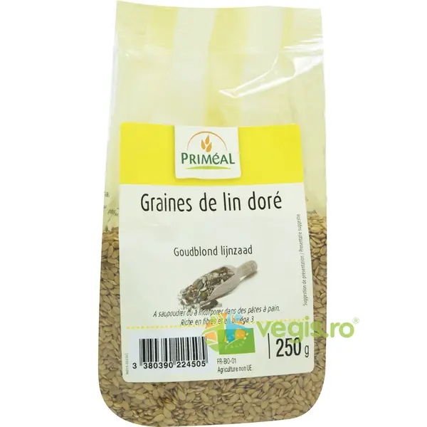 Seminte de In Auriu Ecologice/Bio 250g