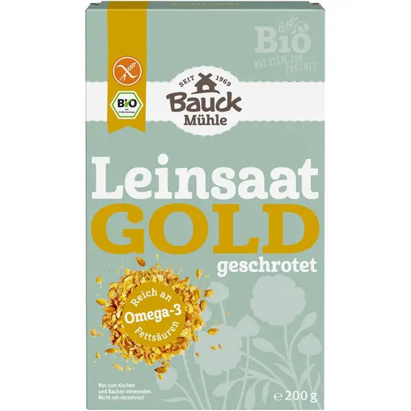 Seminte de in auriu fara gluten, eco - 200 g