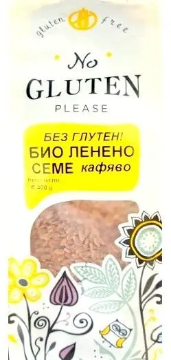 Semințe de in brune organice, 400 g, No Gluten Please