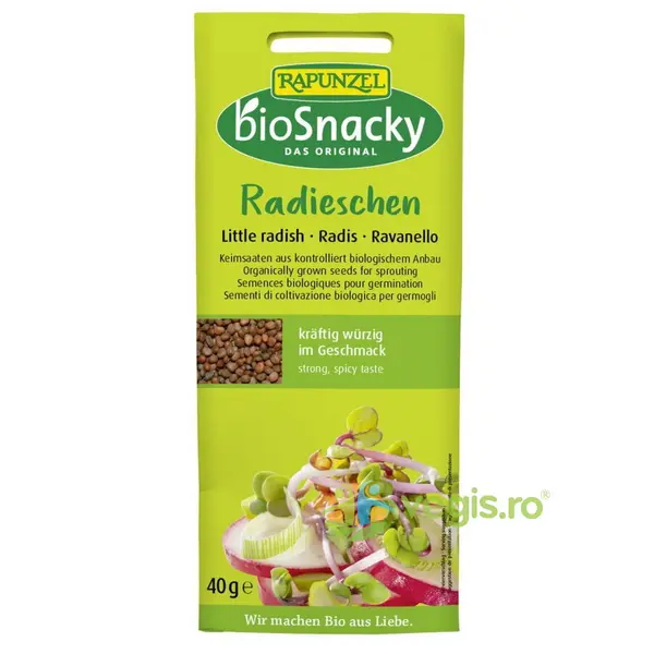 Seminte de Ridiche pentru Germinat Ecologice/Bio 40g