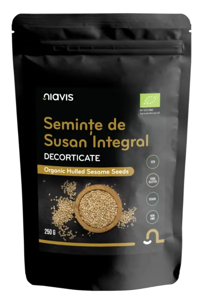 Seminte de susan integral ecologice, 250g, Niavis