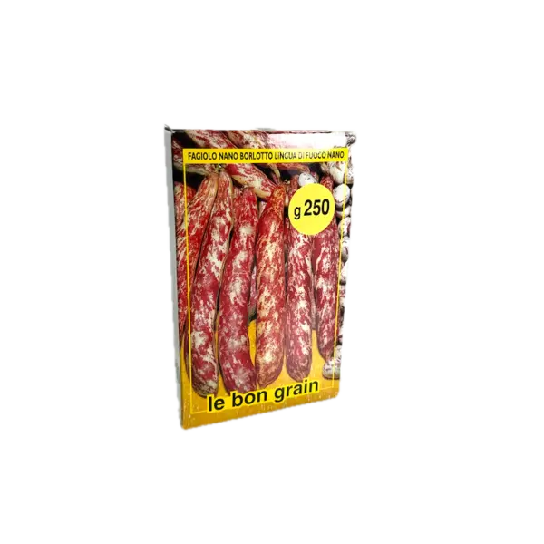Seminte fasole urcatoare pestrita Borlotto 250 gr, Le Bon Grain - Default Title