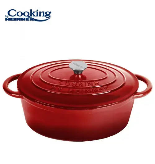 Semioala Heinner HR-KN-SM29OV, 37x29x15 cm, 9L, fonta, cu capac