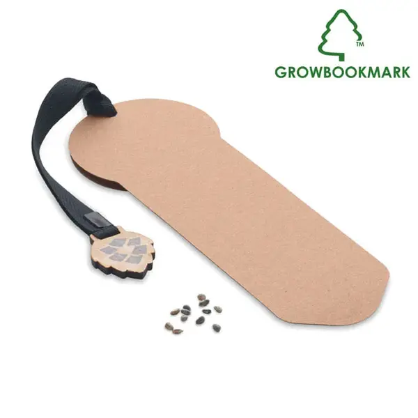 Semn de carte cu seminte pin Semn de carte cu seminte pin
