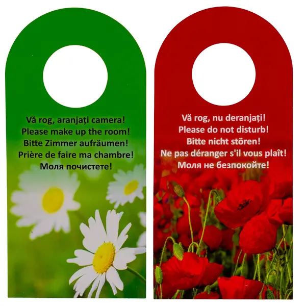 Semn "Nu deranjati"/"Aranjati camera", pentru hoteluri, PRIMA