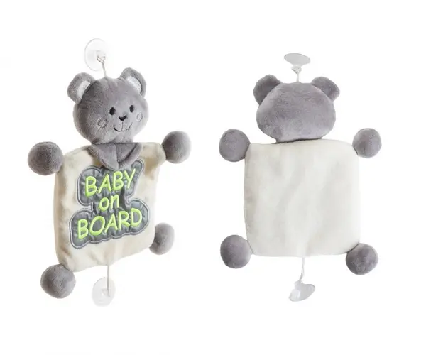 Semn reflectorizant Baby on Board BabyJem Verde