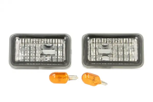 Semnalizator fata stanga dreapta (fumuriu transparent) potrivit AUDI 100 C4, 80 B4, A6 C4; VW GOLF II, JETTA II 01.84-12.97