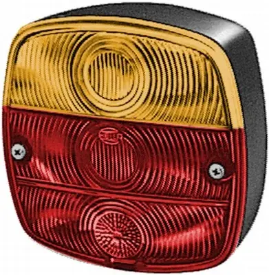 Semnalizator universal cu lumini frana (culoare sticla: portocaliu rosu)
