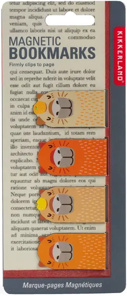 Semne de carte magnetice Kikkerland – Capibara, 4 bucăți