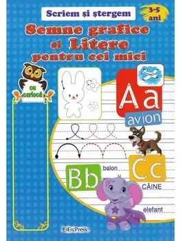 Semne grafice si litere pentru cei mici. Scriem si stergem/***
