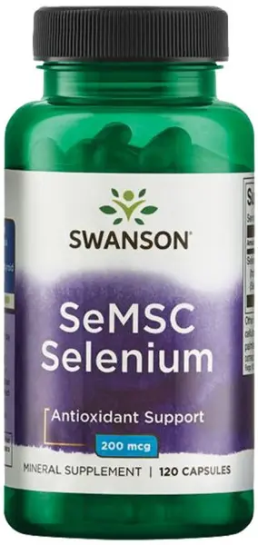 SeMSC Selenium, 200 mcg, 120 capsule, Swanson