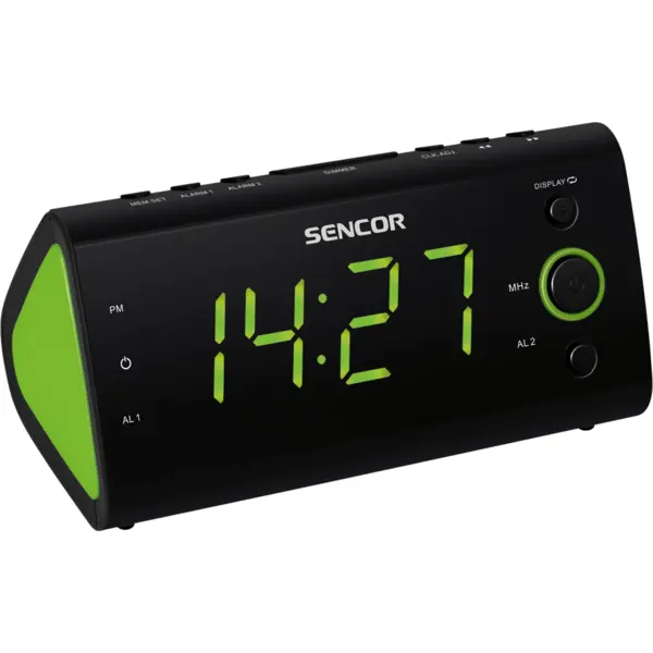 Sencor Radio cu ceas desteptator Sencor SCR 170, ecran verde